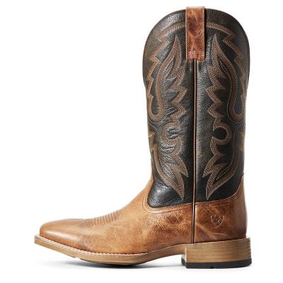 Ariat Western: Barton Ultra Botas Western Hombre - Marrones / Negras (TUYNK9836)